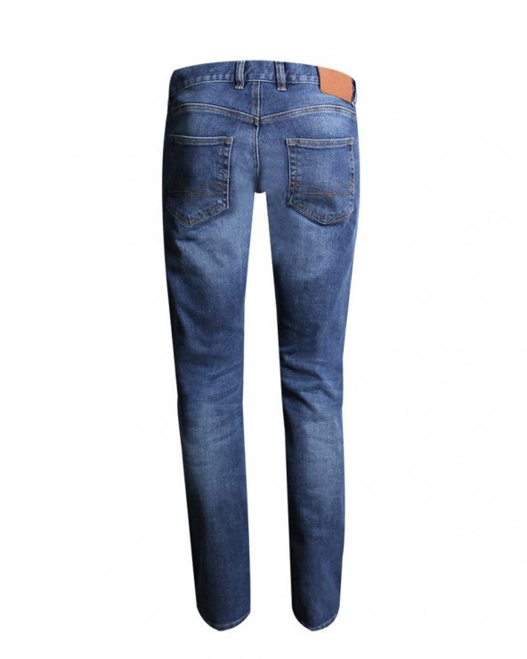 Jeans Fyber Stone Otago rugby bleu denim clair homme