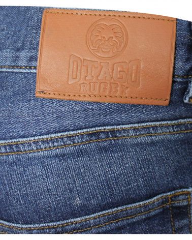 Ecusson cousu au dos de la ceinture du jeans Fyber Otago stone clair pour homme