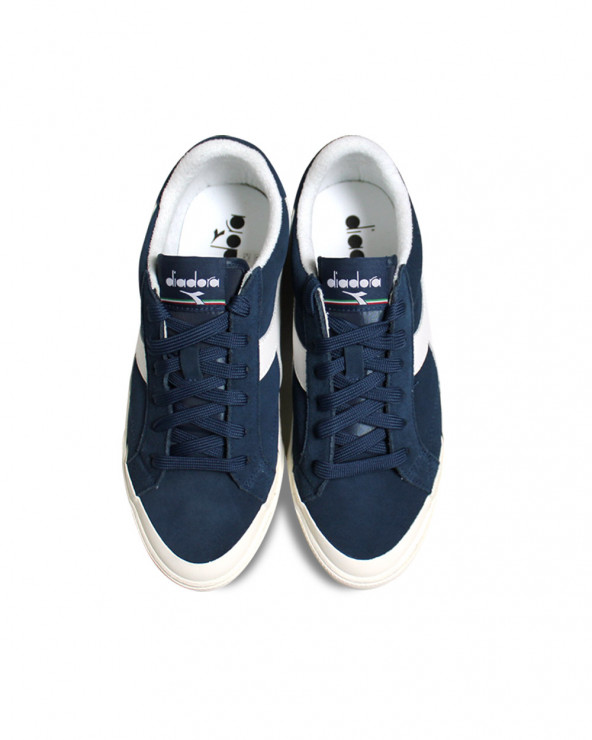 Baskets Melody suede bleu marine pour homme