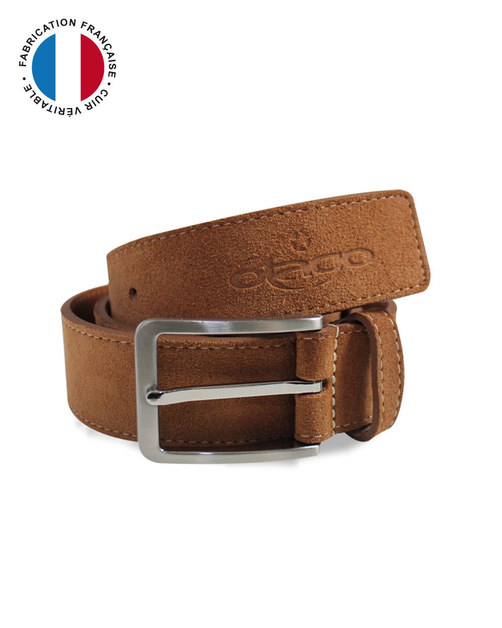 Ceinture Toag Otago en cuir marron