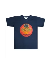 TIKIBEACH ENFANT TS MC  BLEU MARINE