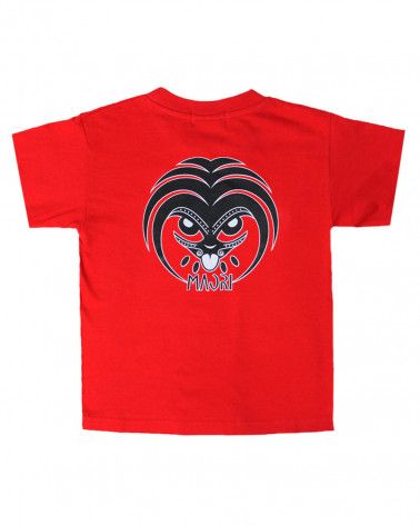 T-shirt Lang Otago rugby enfant col rond rouge