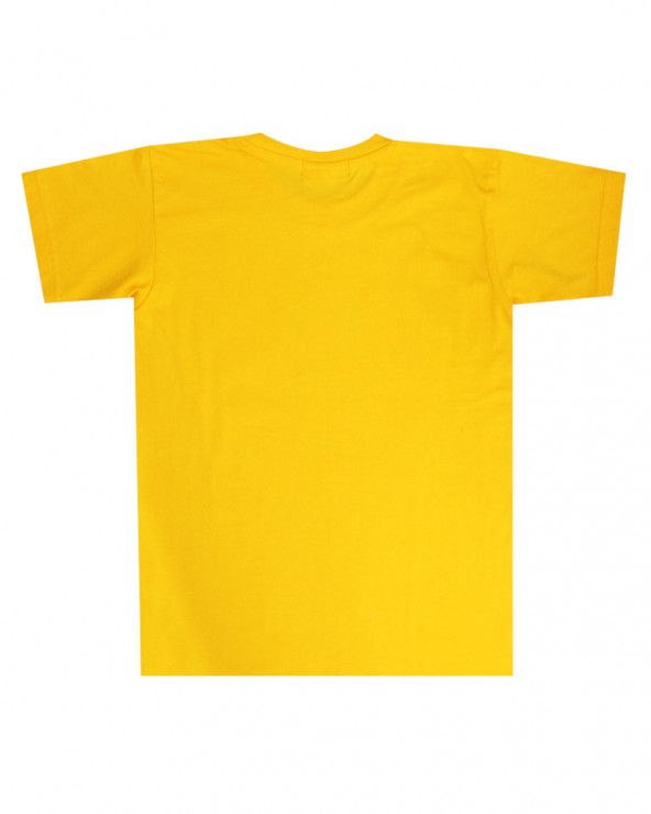 Dos du tee shirt Tikibeach enfant Otago jaune