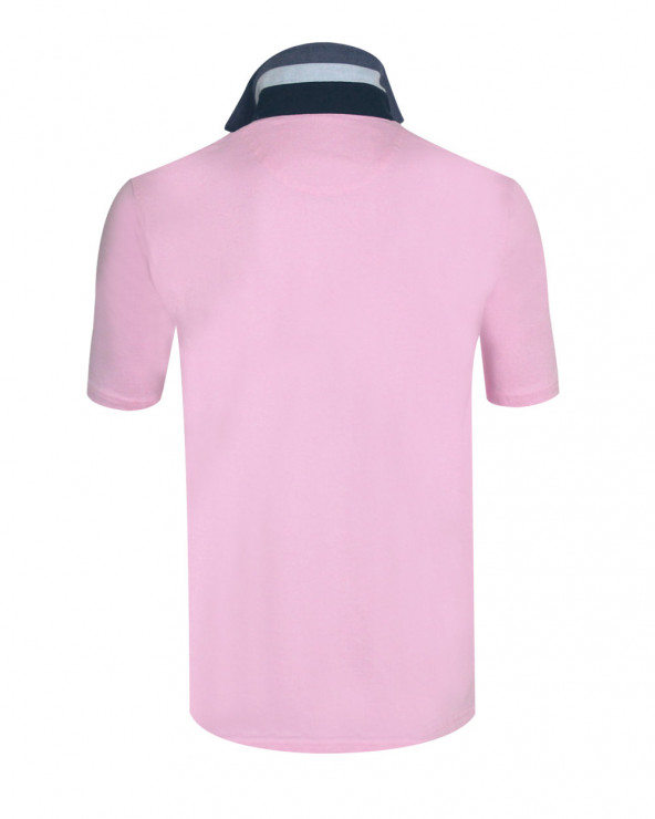 Dos du polo Griff Otago rose pour homme