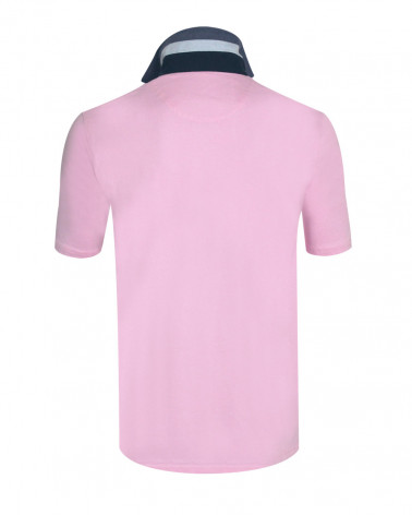 Dos du polo Griff Otago rose pour homme