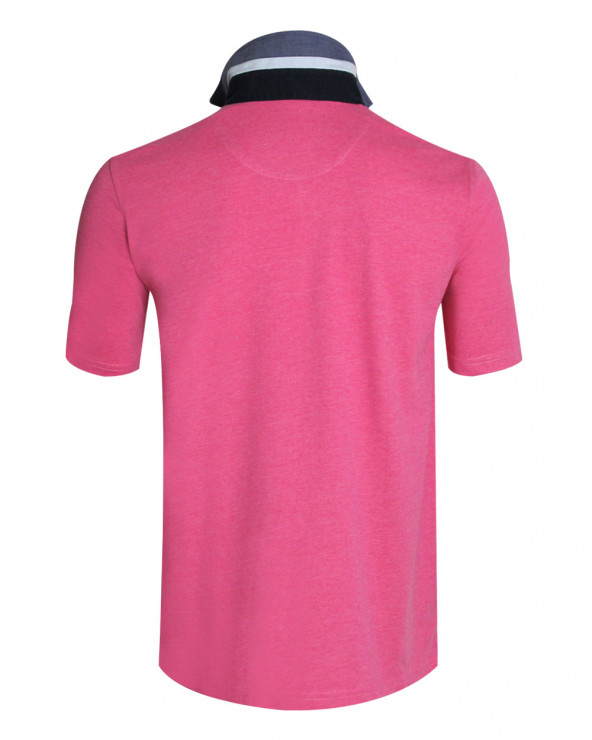 Dos du polo Griff Otago fushia pour homme