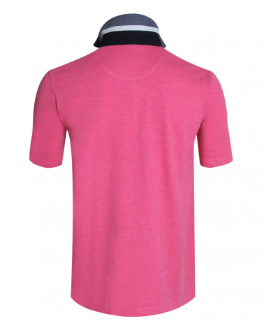 Dos du polo Griff Otago fushia pour homme