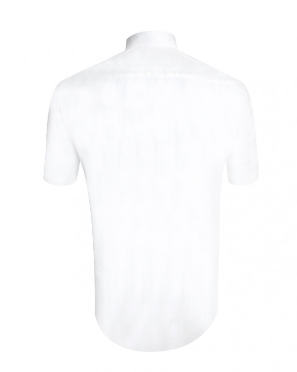 Dos de la chemise Oxford griff Otago blanc pour homme
