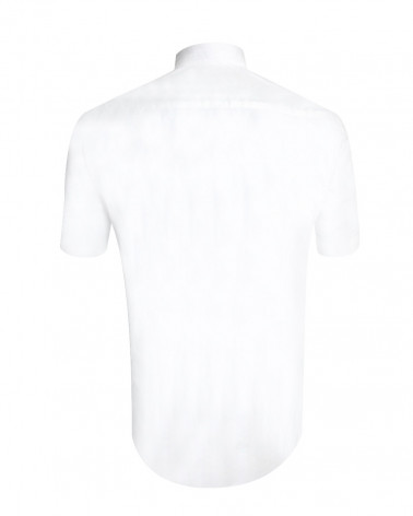 Dos de la chemise Oxford griff Otago blanc pour homme