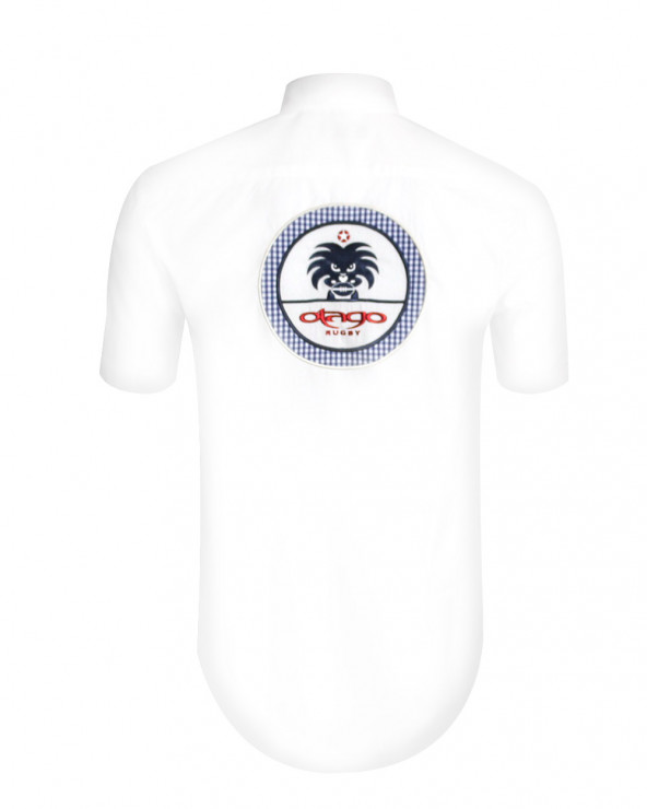 Chemise manches courtes Vitikago blanche Otago rugby Homme