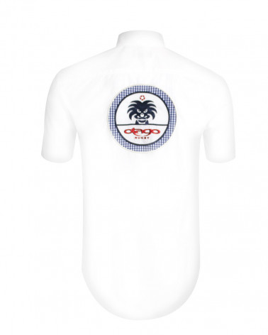 Chemise manches courtes Vitikago blanche Otago rugby Homme