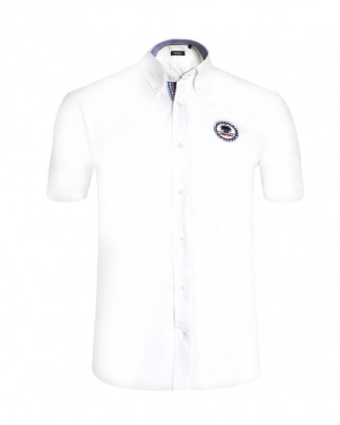 Chemise manches courtes Vitikago blanche Otago rugby Homme