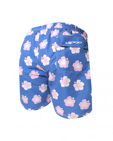 Short de bain Fleur Otago rugby bleu lavande Homme