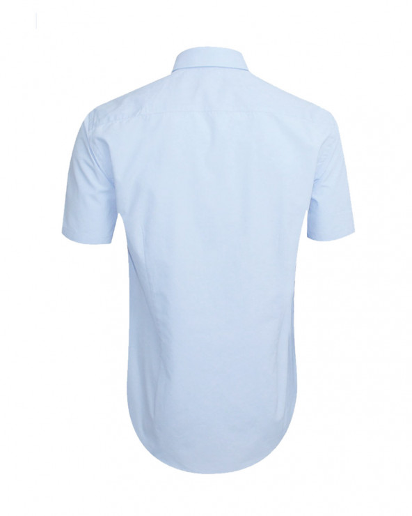 Dos de la chemise French Otago bleu ciel pour homme