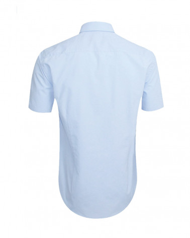 Dos de la chemise French Otago bleu ciel pour homme