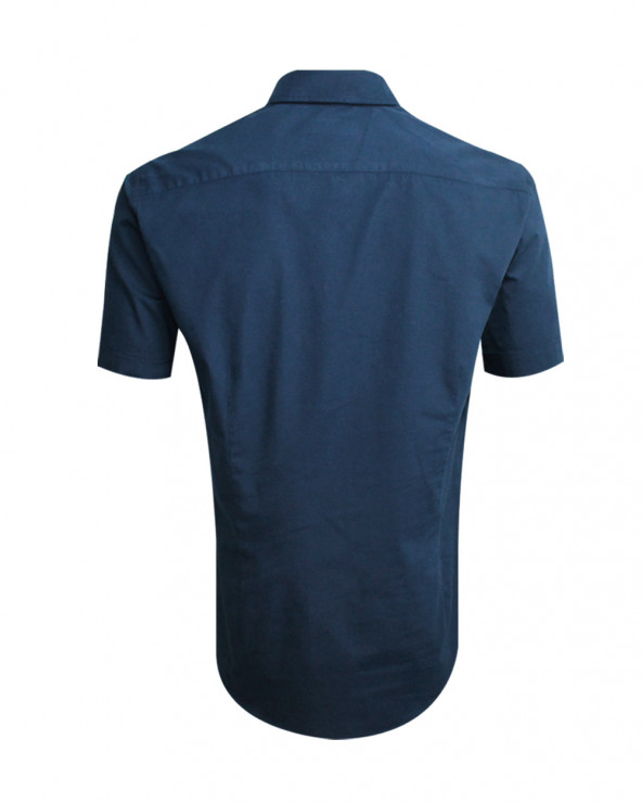 Dos de la chemise Rome Otago bleu marine pour homme