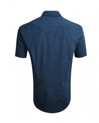 Dos de la chemise Rome Otago bleu marine pour homme