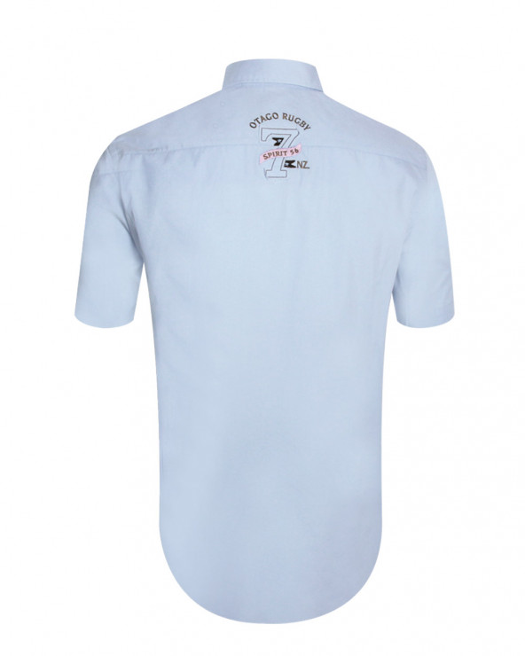 Dos de la chemise Bella Otago bleu ciel pour homme