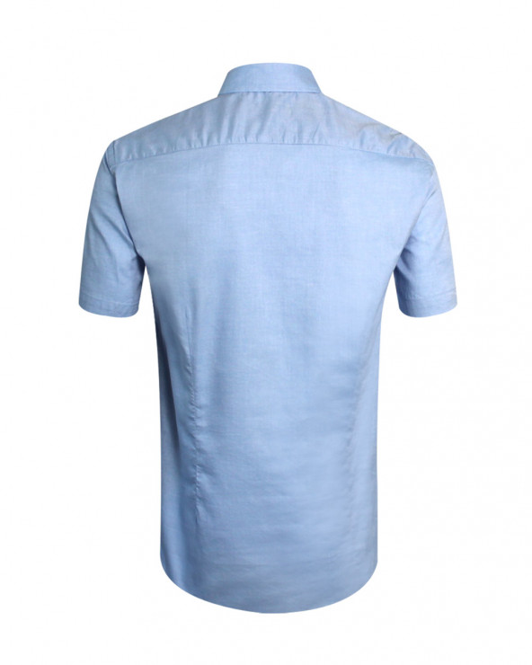 Dos de la chemise Buenos aires Oxford Otago bleu ciel pour homme
