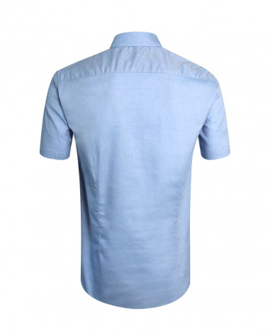 Dos de la chemise Buenos aires Oxford Otago bleu ciel pour homme