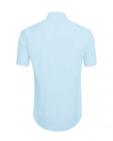 Dos de la chemise Oxford old Otago bleu ciel pour homme