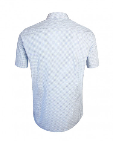 Dos de la chemise Yianna Otago bleu pour homme