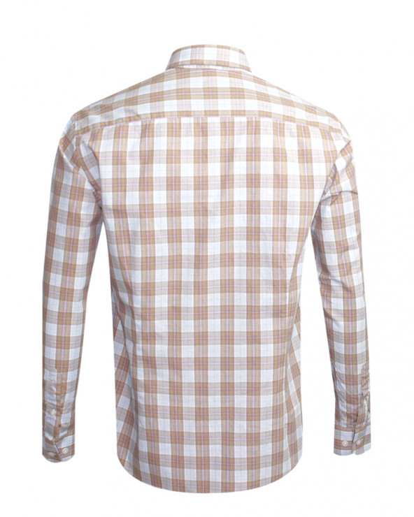 Dos de chemise Toby Otago marron pour homme