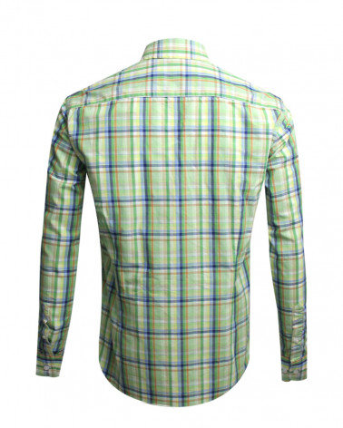 Dos de la chemise Toby Otago vert pour homme
