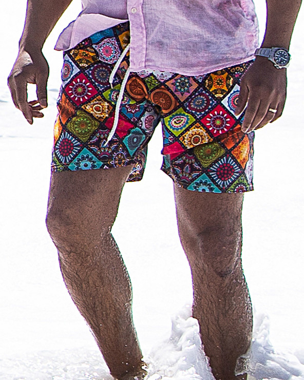 Short de bain Mozaik Otago rugby homme