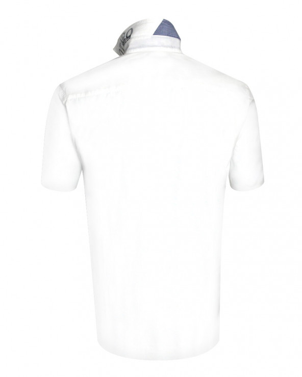 Dos de la chemise Brighton Otago blanc pour homme