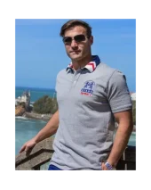 JAPAN POLO MC OTAGO GRIS CLAIR JAPAN POLO MC OTAGO GRIS CLAIR