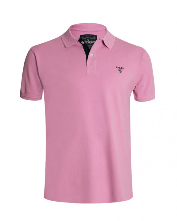 Polo Buenago Otago manches courtes rose homme