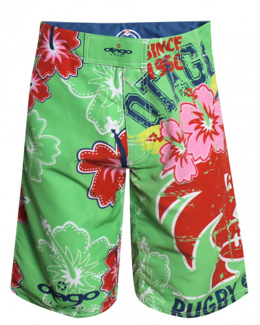 Short de bain La Jolla Otago rugby vert homme