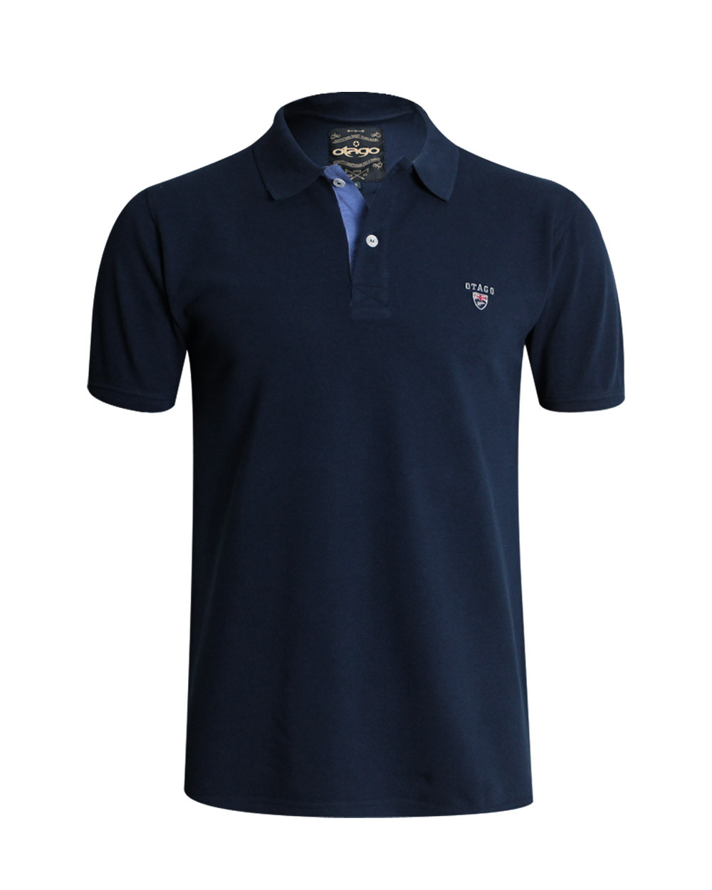 Polo manches courtes Buenago bleu marine homme