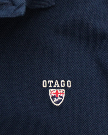 Broderie côté coeur du polo Buenago Otago bleu marine pour homme