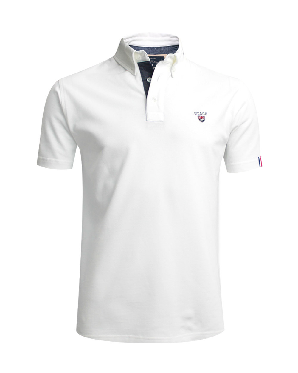 Polo Montlery Otago manches courtes écru homme