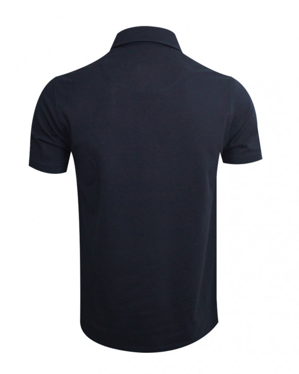 Dos du polo Montlery Otago bleu marine pour homme