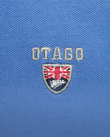 Broderie côté coeur du polo Montlery Otago bleu lavande pour homme