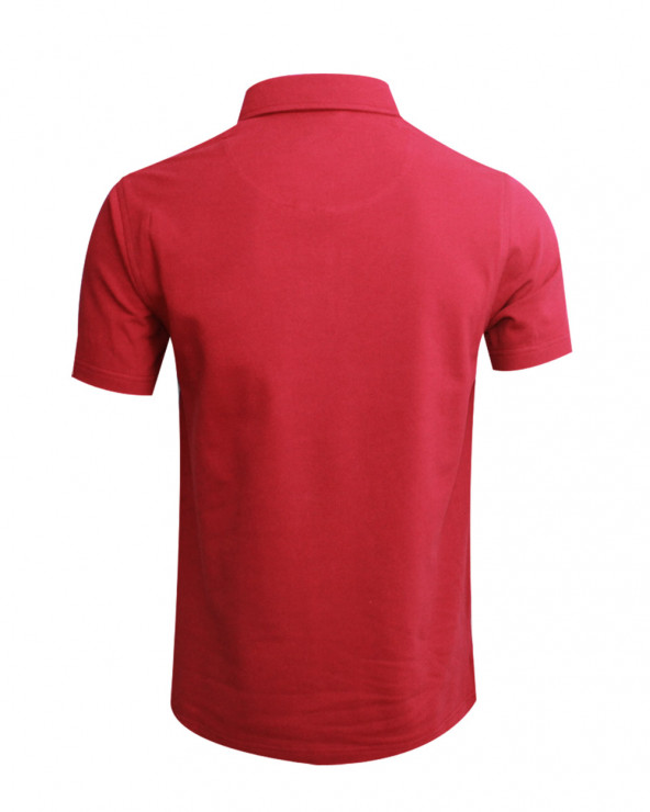 Dos du polo Montlery Otago bordeaux pour homme