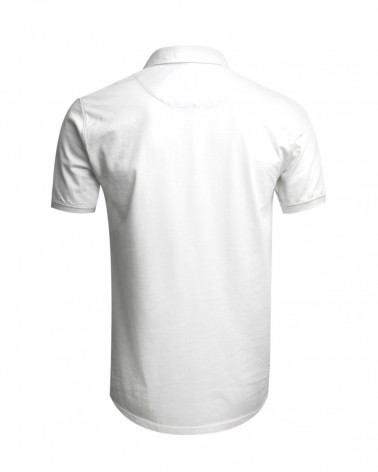 Dos du polo Oscar Otago écru pour homme