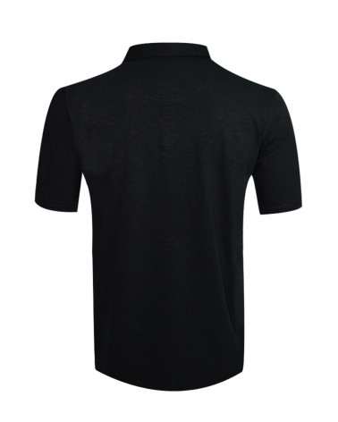 Dos du polo Old Leone Otago noir pour homme