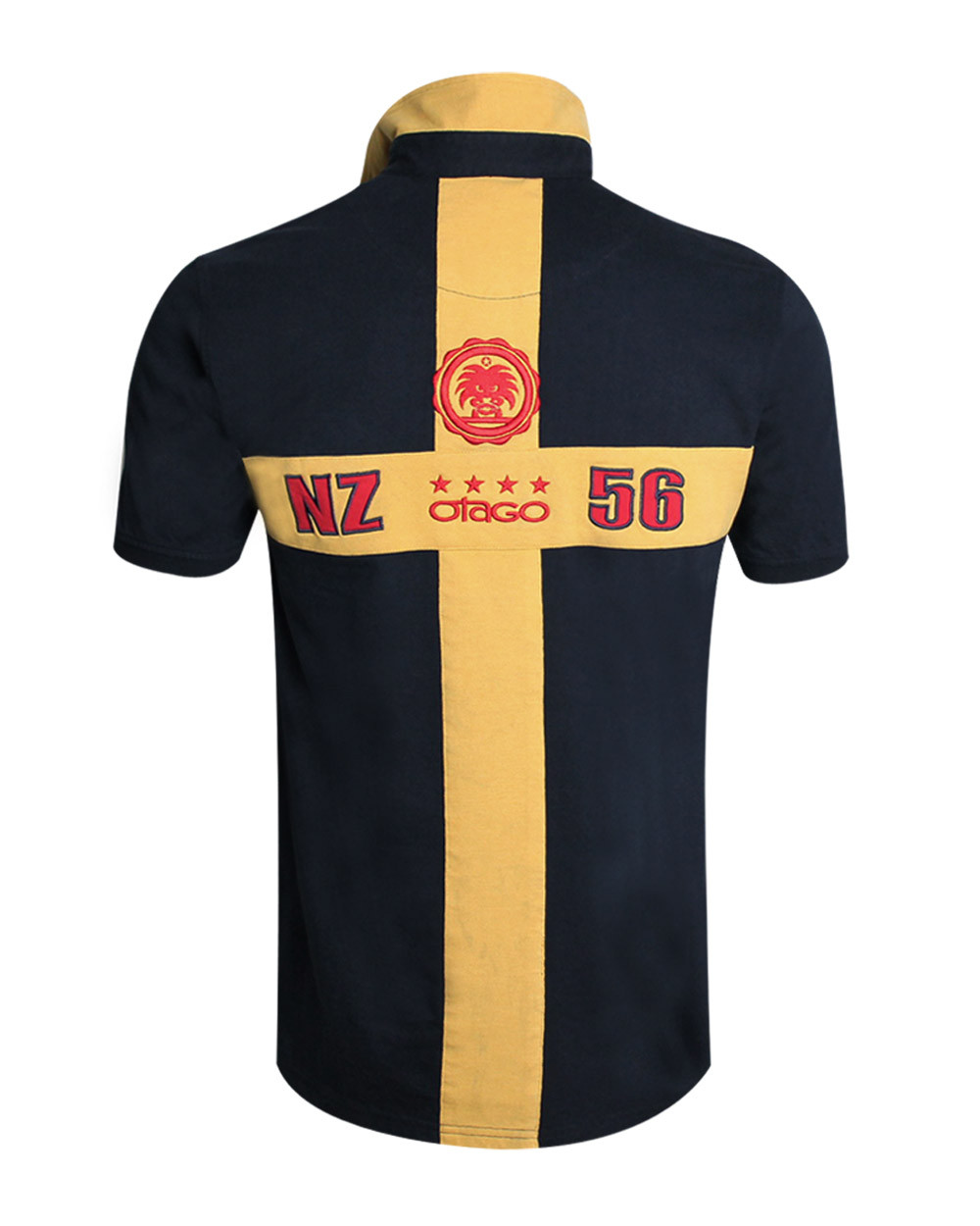 Polo Cross Otago manches courtes marine homme