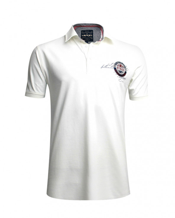 polo Myaza Otago écru pour homme