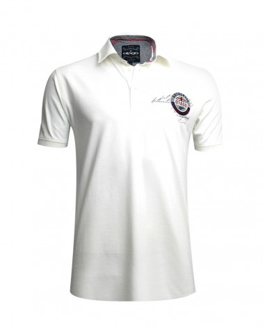 polo Myaza Otago écru pour homme