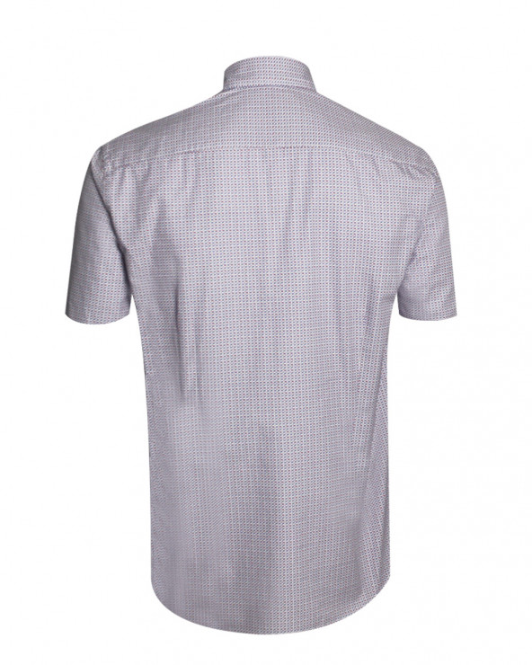 Dos de la chemise E2001 Otago bleu pour homme