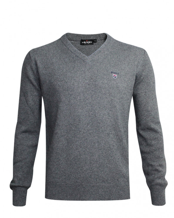 Pull Buenos Aires col V Otago gris homme