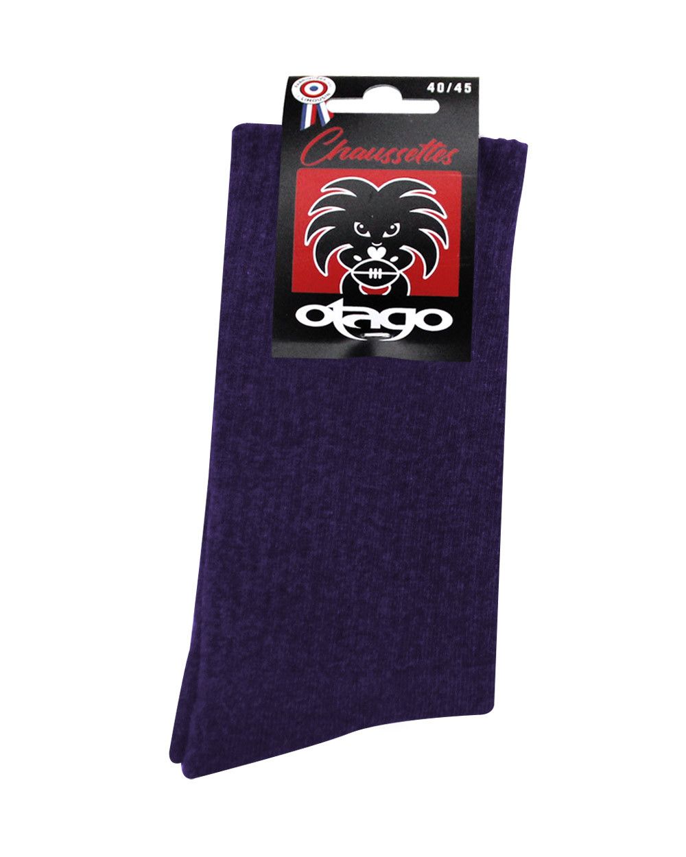 Chaussettes Otago rugby violet homme