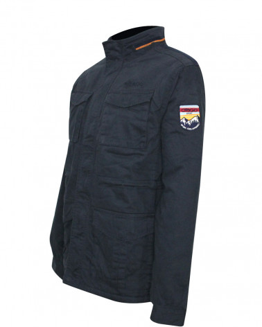 Blouson parka Lomontain Otago rugby bleu marine homme