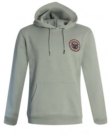 Sweat à capuche FIGHTER Otago rugby vert clair pour Homme