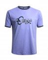 Tee-shirt BECKBY OTAGO rugby col rond violet homme